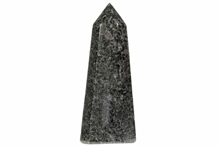 Polished, Indigo Gabbro Obelisk - Madagascar #74372